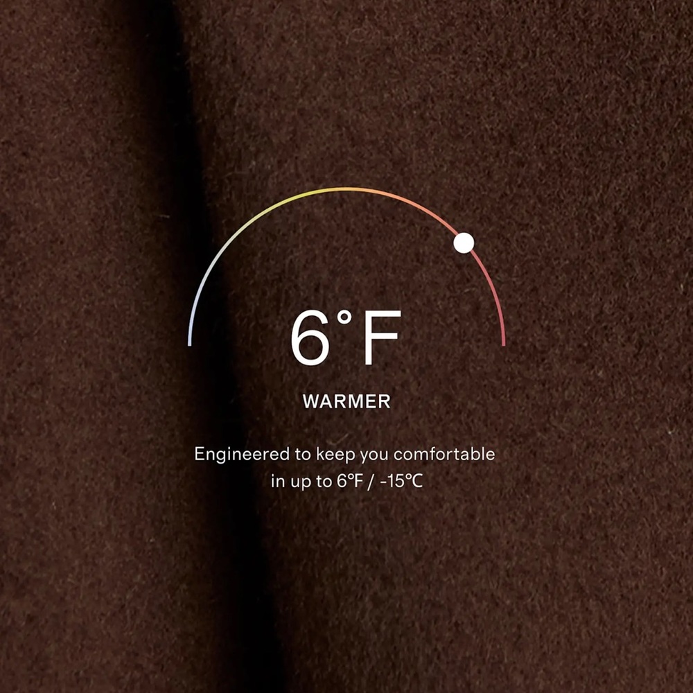 QUINCE Italian Wool Double-Breasted Slouch Coat Size M Dark Chocolate. - Picture 4 of 12